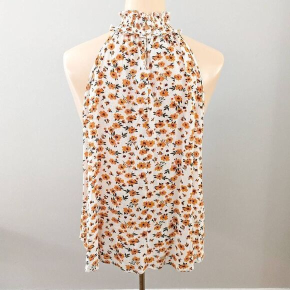 Francesca's Brinn Floral Keyhole Tank Top NWT - Picture 5 of 8